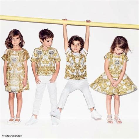 young versace gold baroque|versace kids clothing.